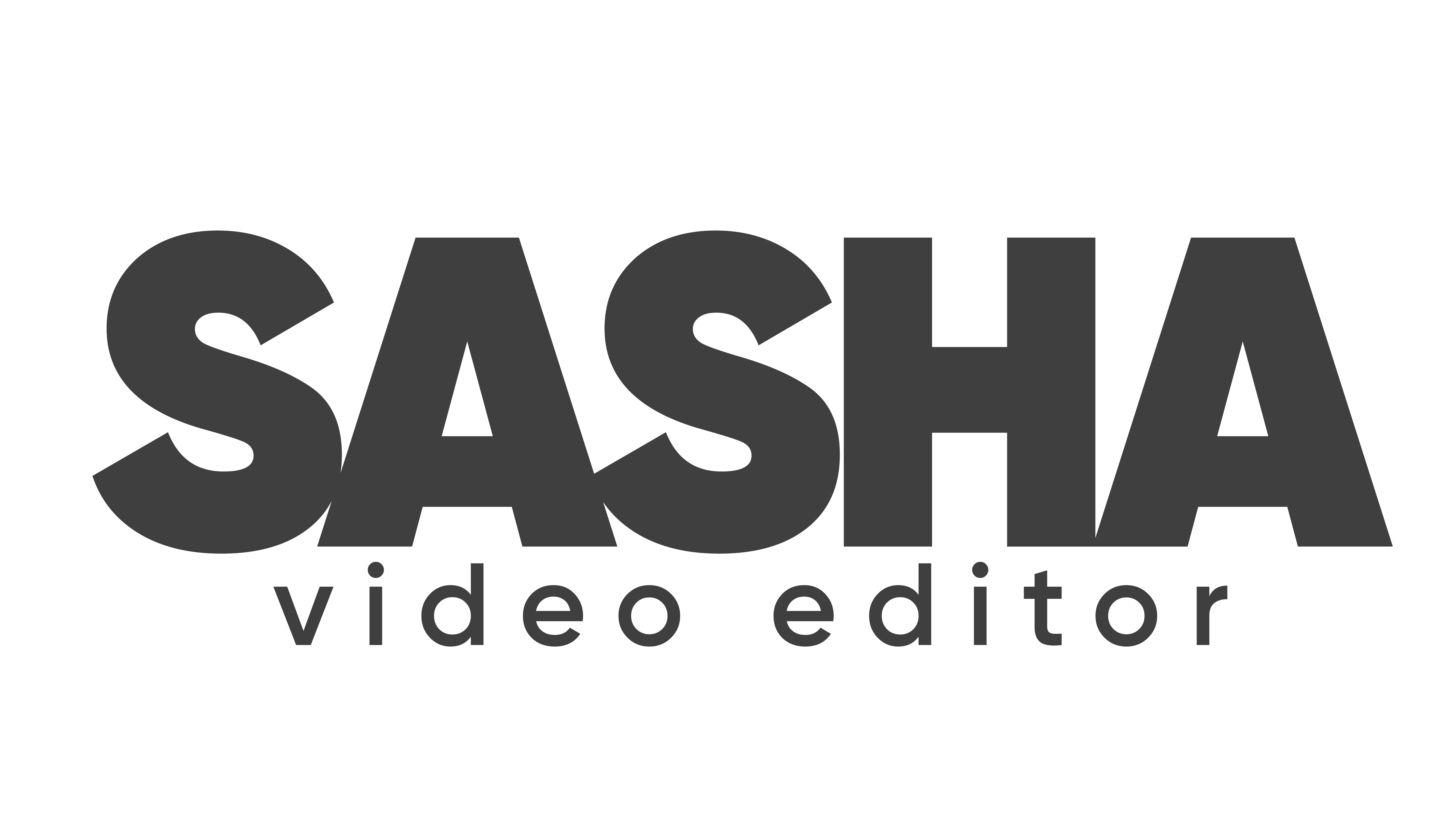 Sasha — video editor
